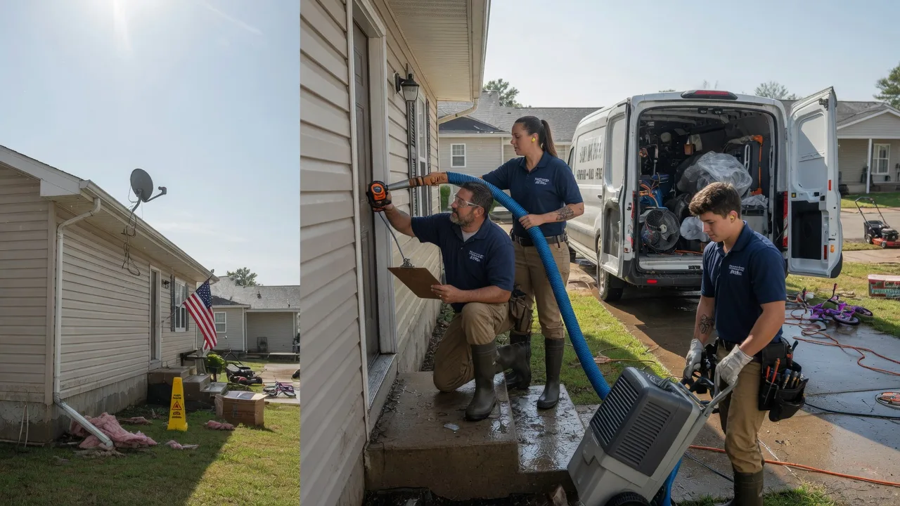 Ceiling Water Damage Restoration in Newton Falls, OH near me